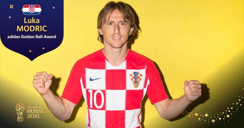 Luka Modrić MVP całego Mundialu